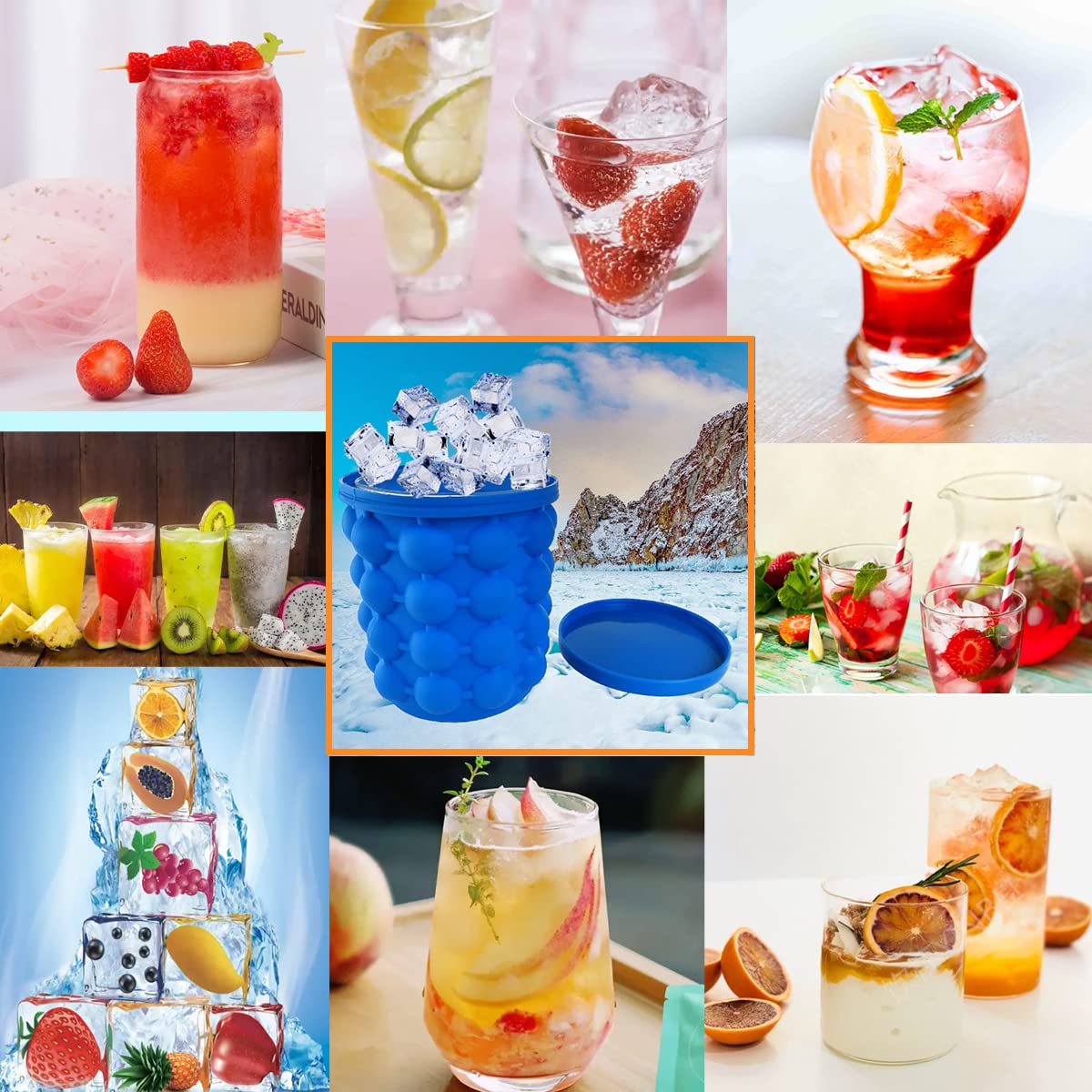 Silicone Ice Cube Maker