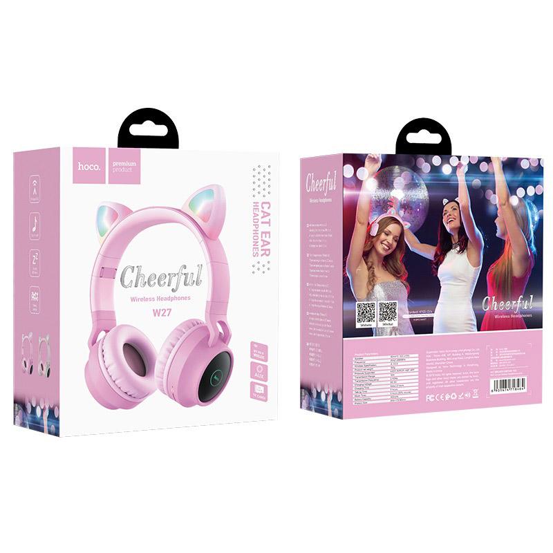 Hoco - Cat Ear Wireless Headphones (W27)